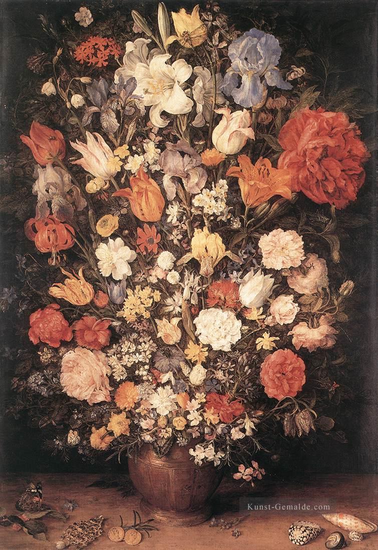 Bouquet 1606 Jan Brueghel der Ältere Blumen Ölgemälde